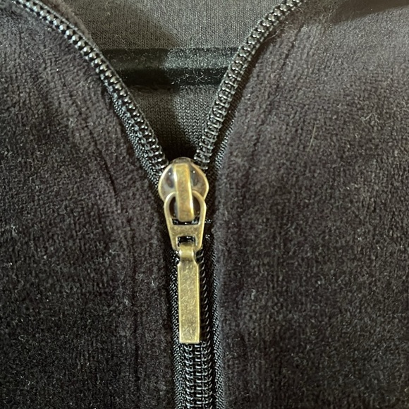 Westbound Woman black zippered jacket with front pockets. Size 16 - Picture 6 of 8